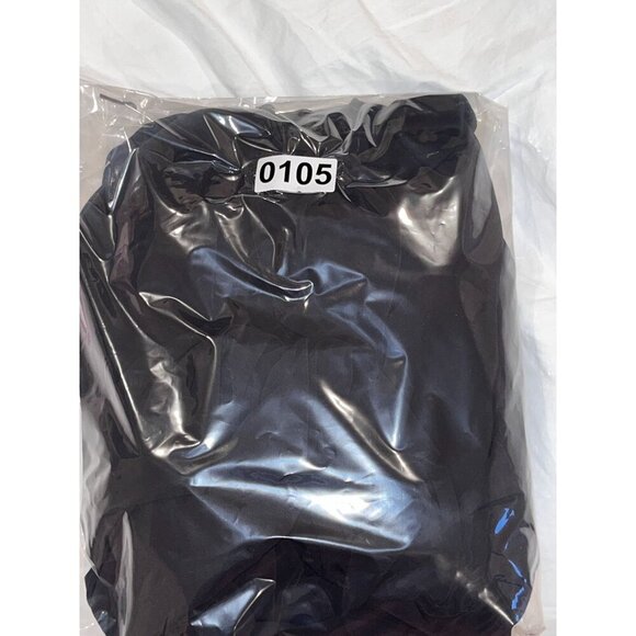 Express Black Sleeveless Ruched Pullover Mock Neck Women's Midi Dress Size M - Picture 11 of 11